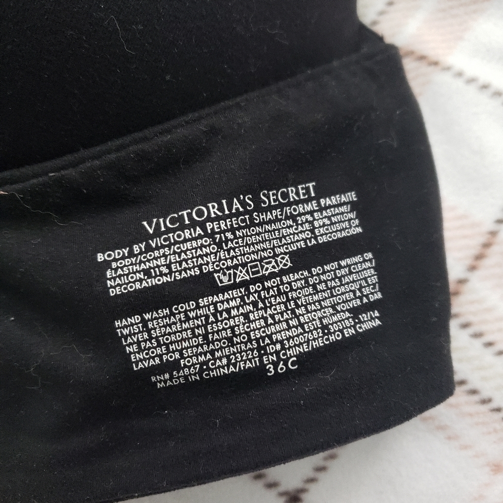 Victoria secret black slight push up bra - Picture 4 of 6